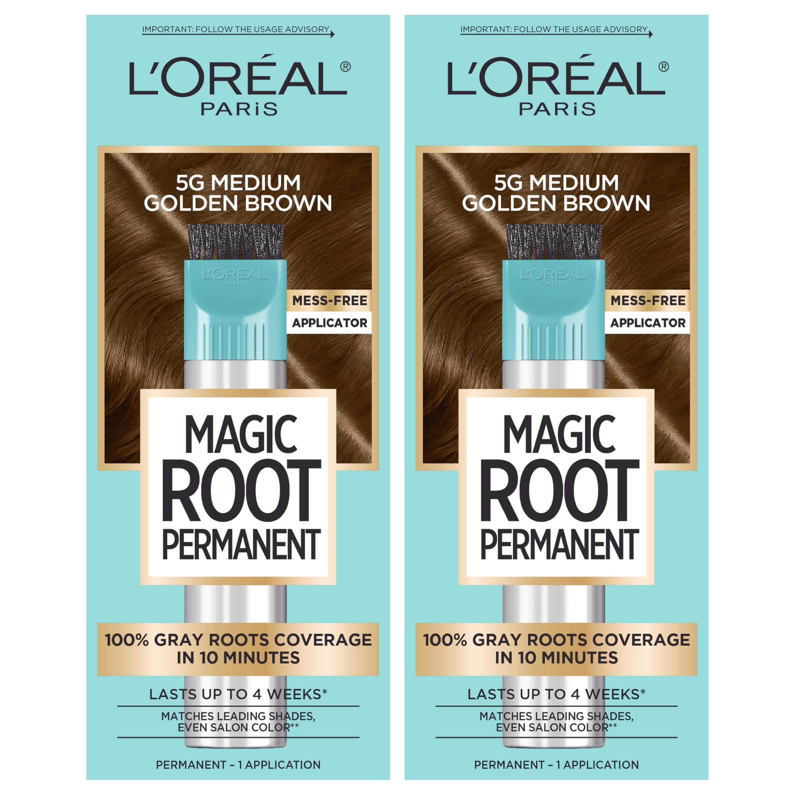 L'Oreal Paris Magic Root Permanent Hair Color box for fast gray coverage