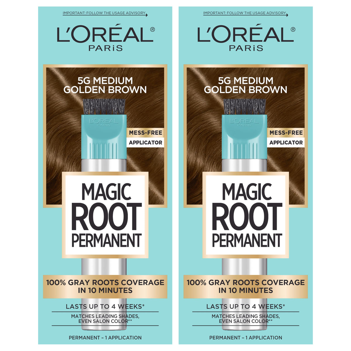 L'Oreal Paris Magic Root Permanent Hair Color box for fast gray coverage