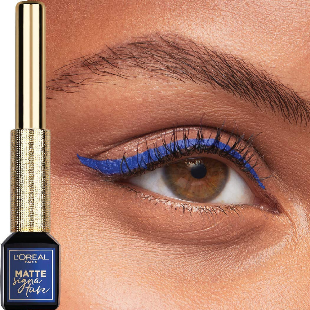 L’Oréal Paris Matte Signature ophthalmologist-tested label indicating eye safety.