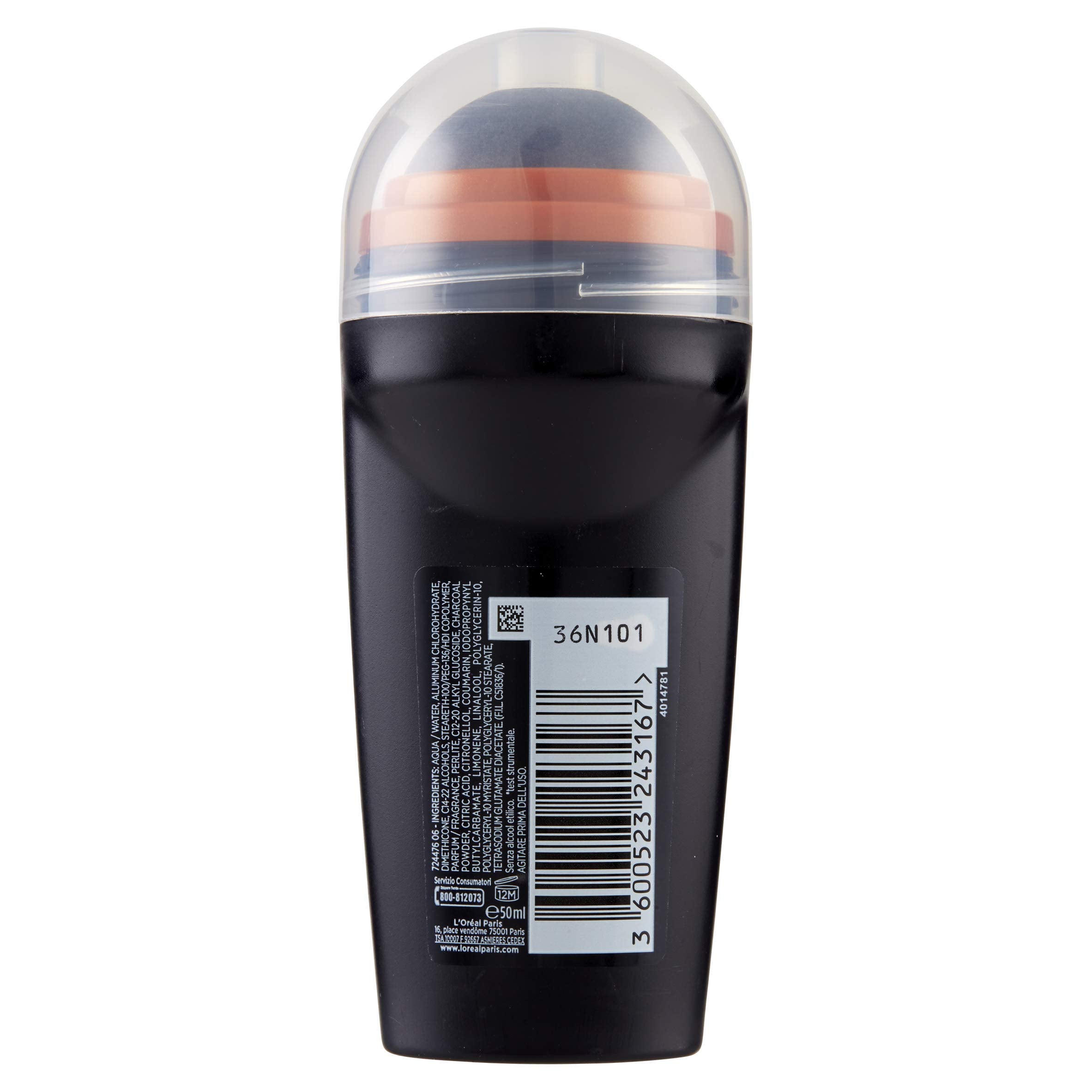 L’Oréal Paris Men Expert Carbon Protect roll-on dispense showing smooth quick-dry