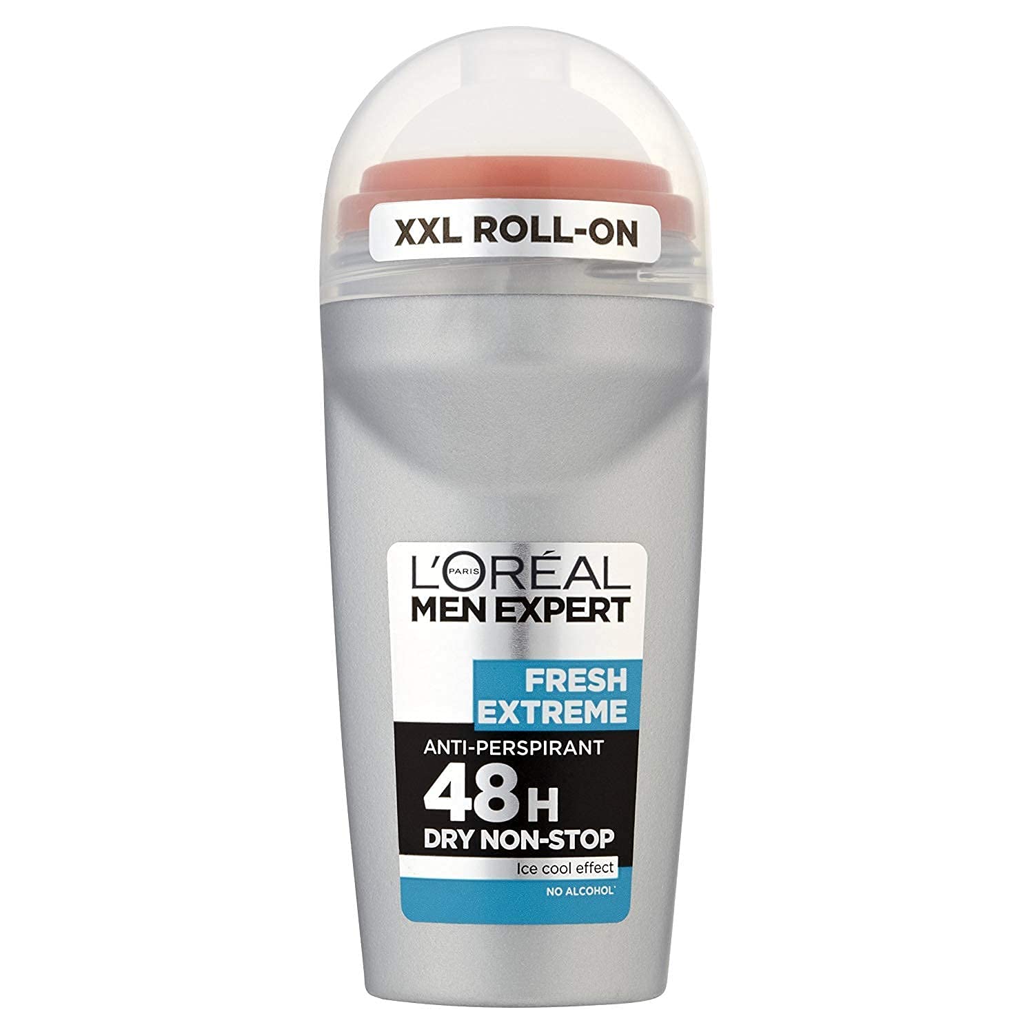 L'Oréal Paris Men Expert Fresh Extreme roll-on bottle provides 50ml of reliable daily protection.