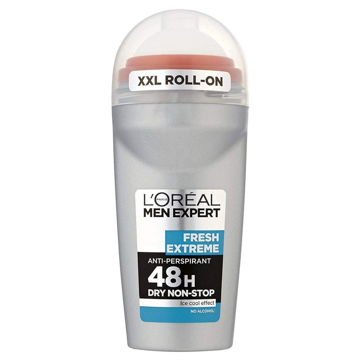 L'Oréal Paris Men Expert Fresh Extreme roll-on bottle provides 50ml of reliable daily protection.