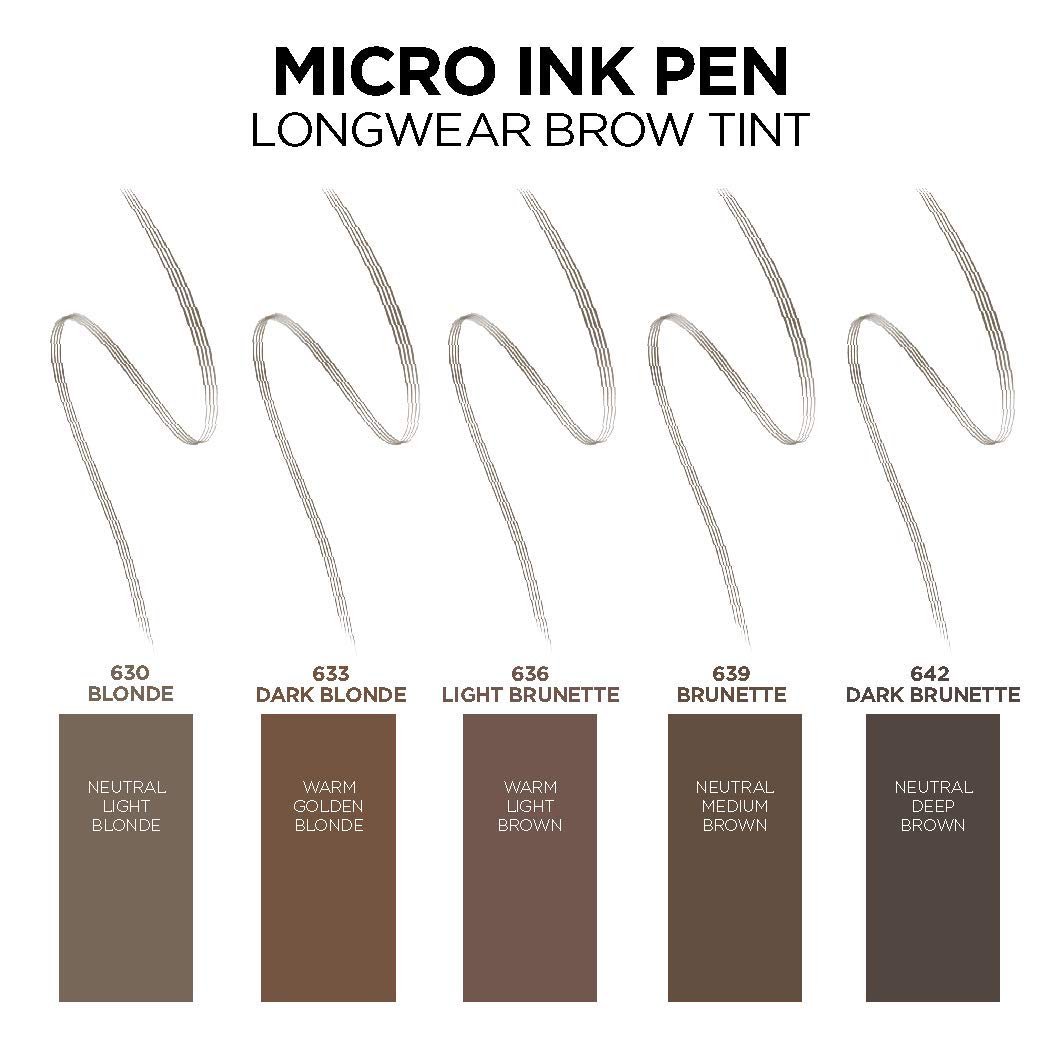 L'Oreal Paris Micro Ink Pen no-transfer formula keeps brows clean.