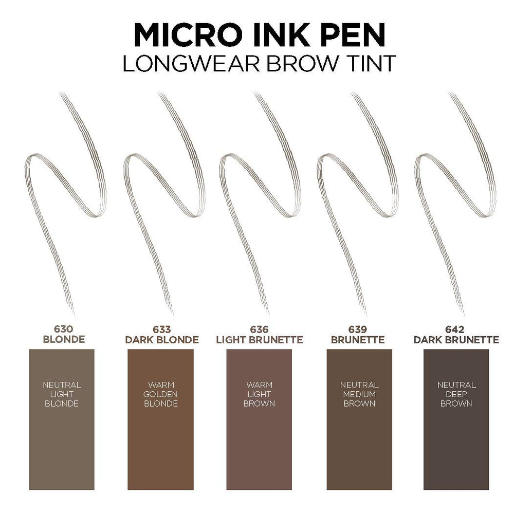 L'Oreal Paris Micro Ink Pen no-transfer formula keeps brows clean.