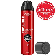 L'Oreal Paris microfine mist application provides quick, even dry-down for comfortable wear