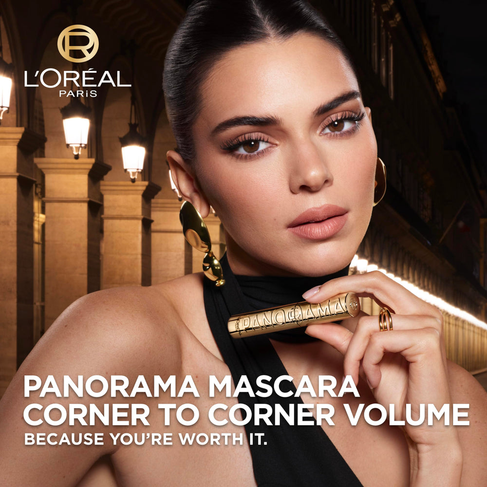 L'Oreal Paris Panorama Mascara brush-detail highlights multi-level bristles for even root-to-tip application