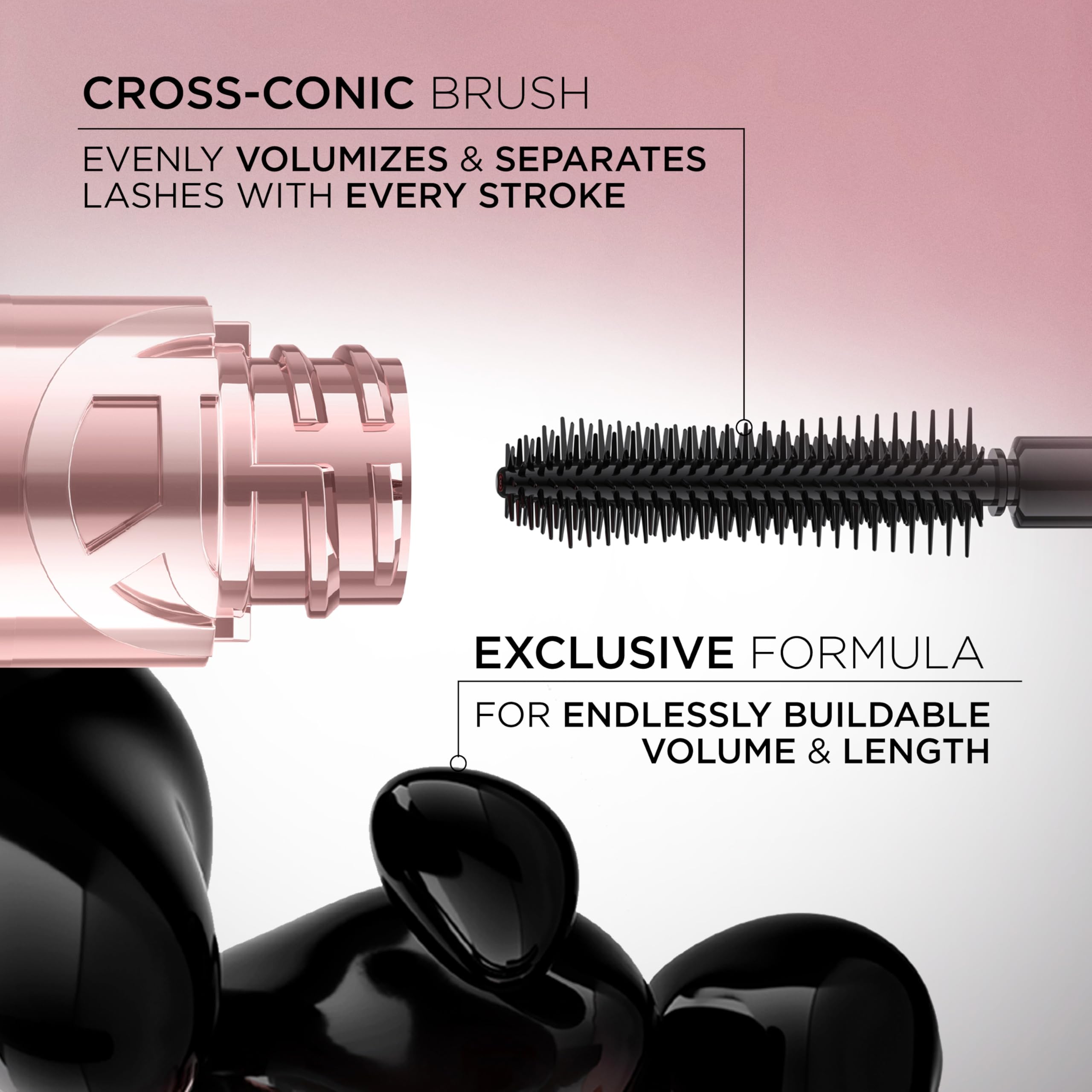 L'Oreal Paris Paradise Big Deal Mascara wash-off formula easy to remove at end of day.