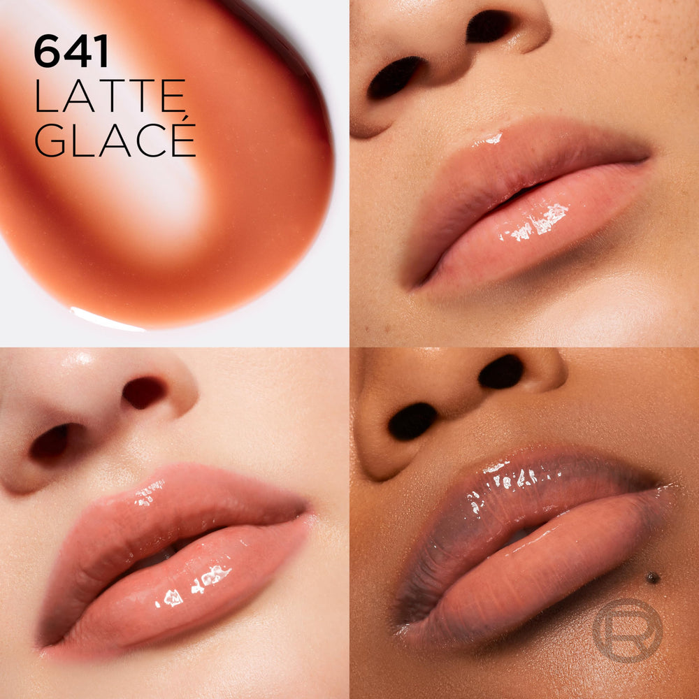 Cushion applicator with massaging beads for smooth lip application