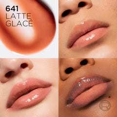 Cushion applicator with massaging beads for smooth lip application