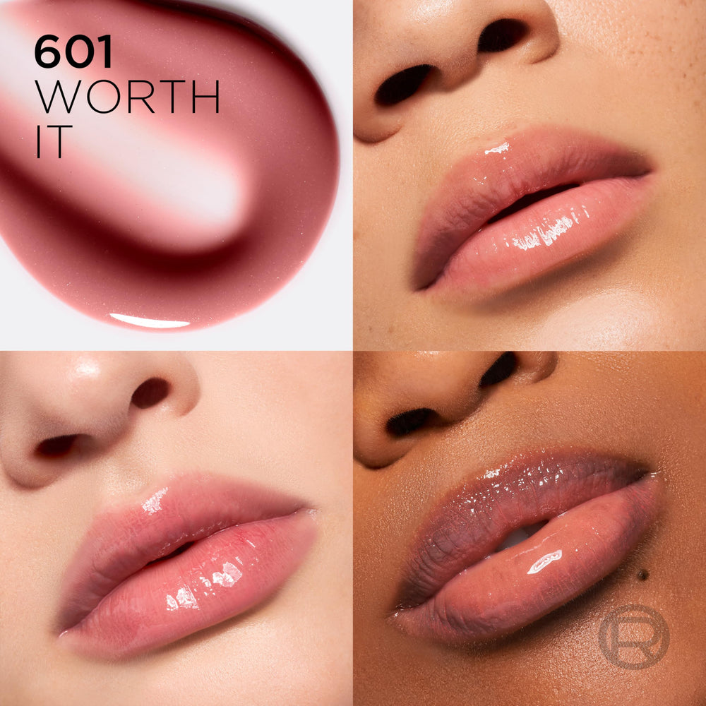 L'Oreal Paris Plump Ambition Lip Oil applicator features cushion beads for smooth application.