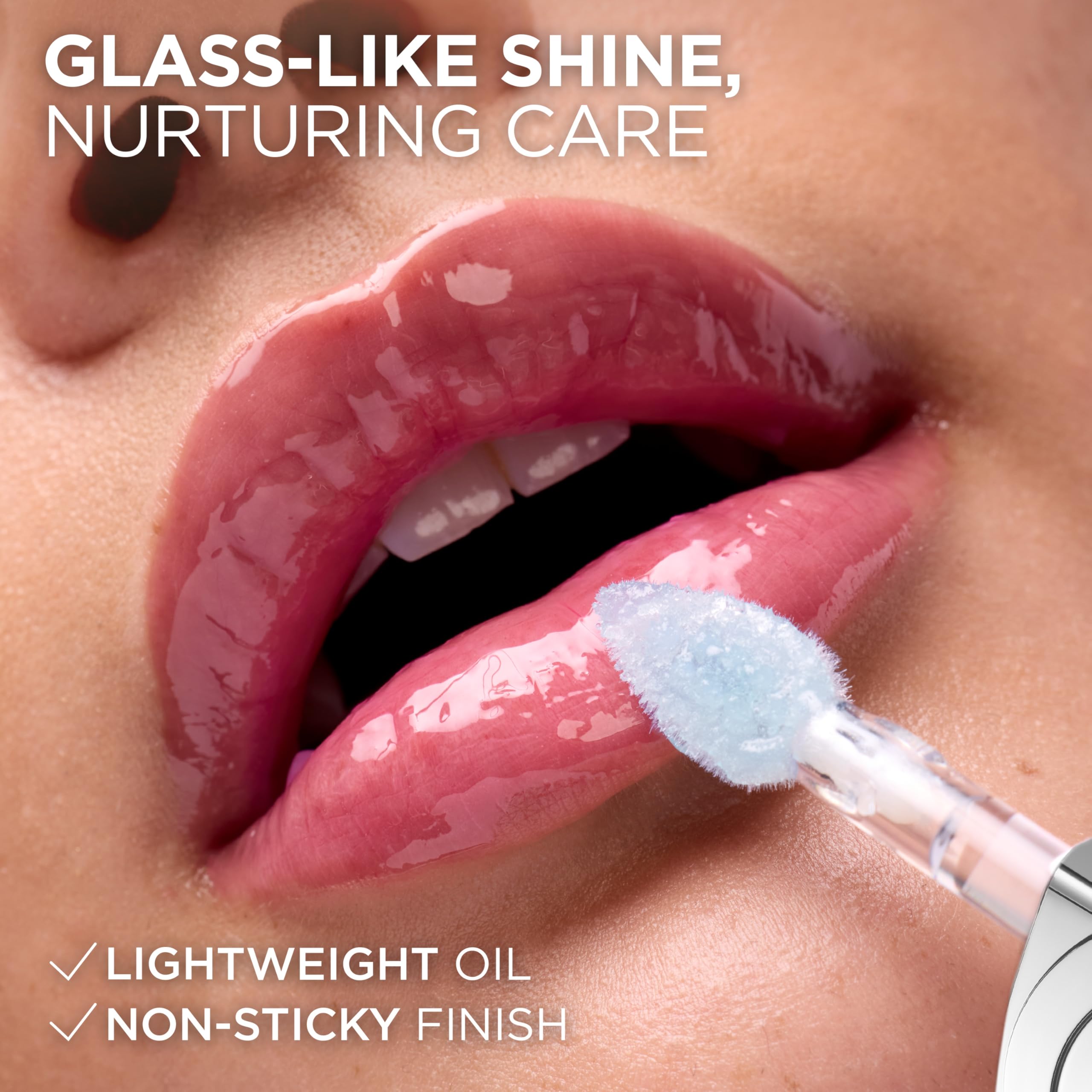 Lilac shade swatch provides a soft pink tint with lasting color.