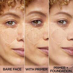 L'Oreal Paris Prime Lab matte-setter on palm demonstrates oil-control finish.