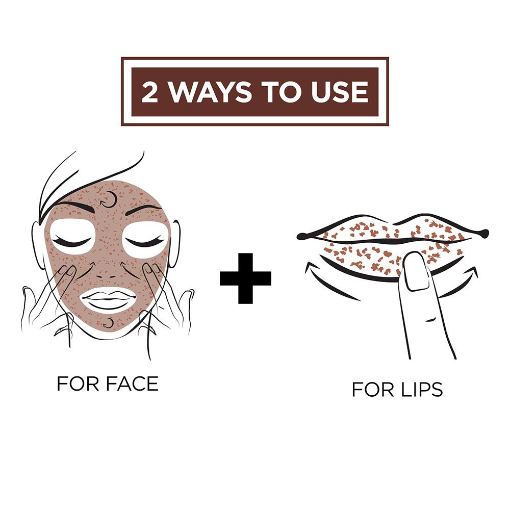 After use, skin appears refined and softer from gentle exfoliation.