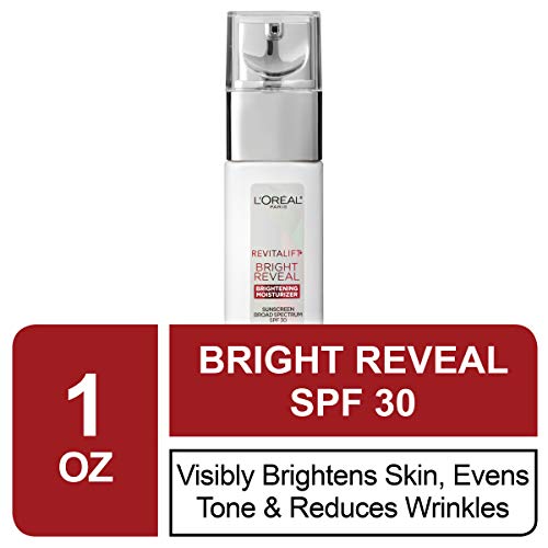 loreal-paris-revitalift-bright-reveal day cream close-up SPF 30 label