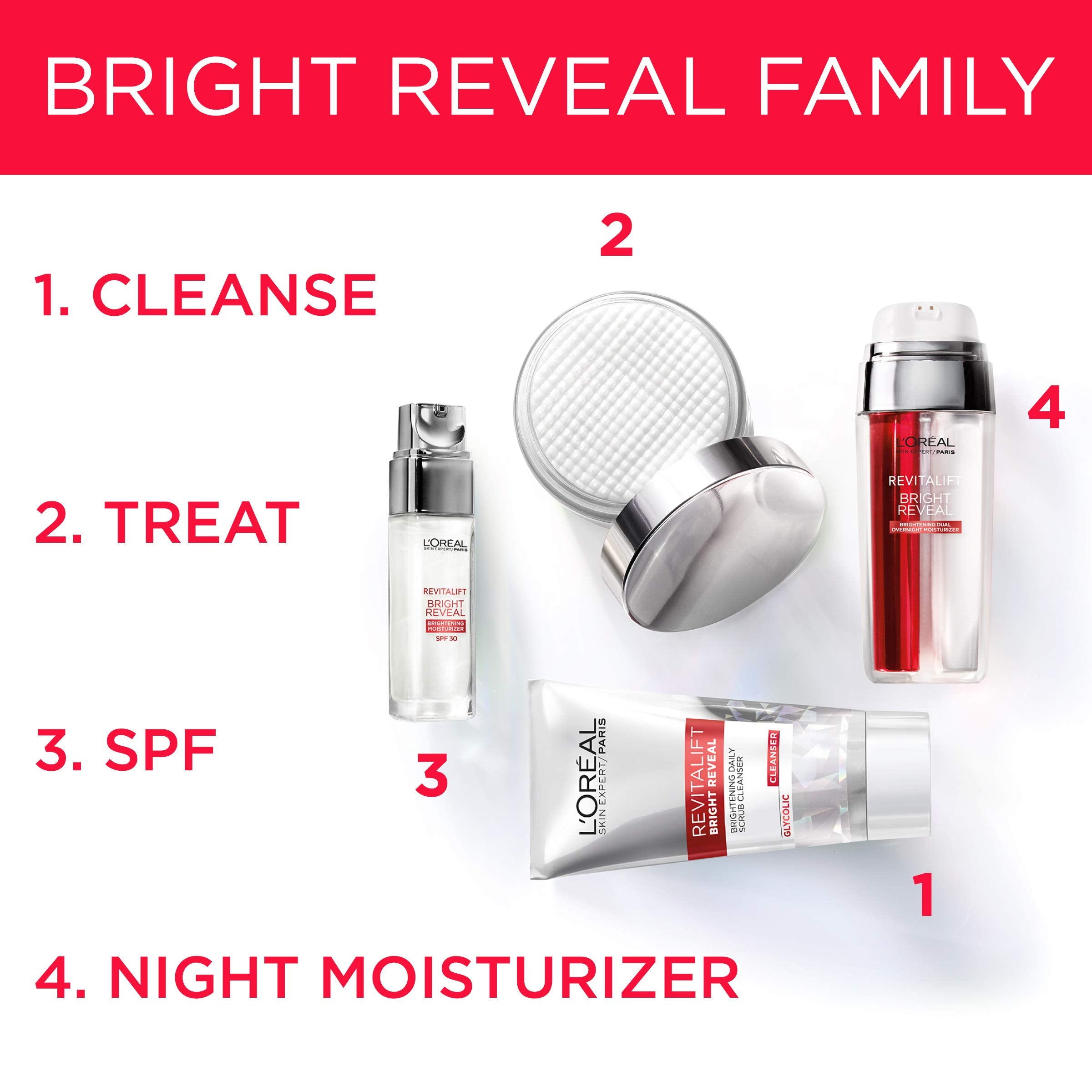 loreal-paris-revitalift-bright-reveal SPF 30 swatch showing brightness