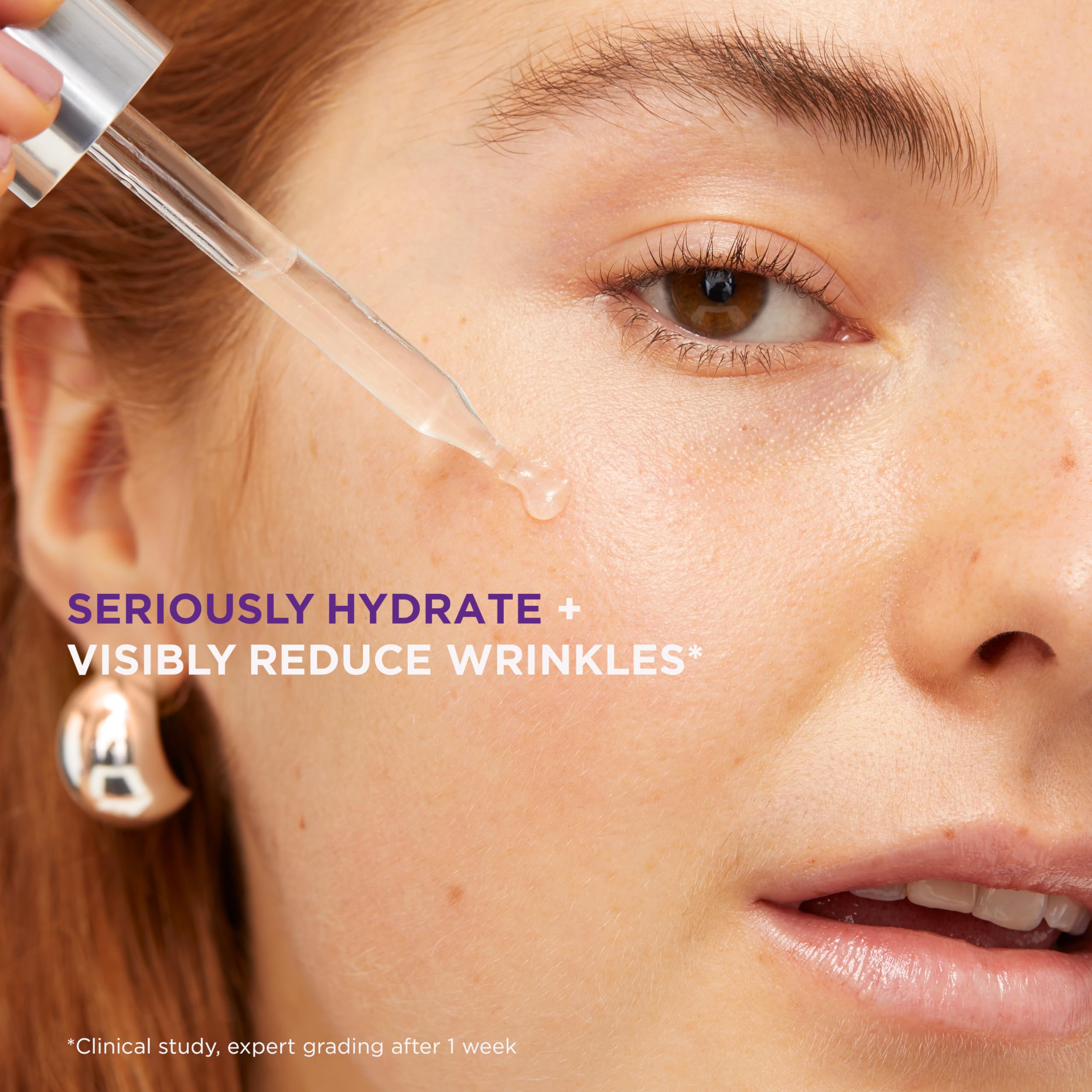 L'Oreal Paris Revitalift fragrance-free formula with vitamin C highlights skin comfort.