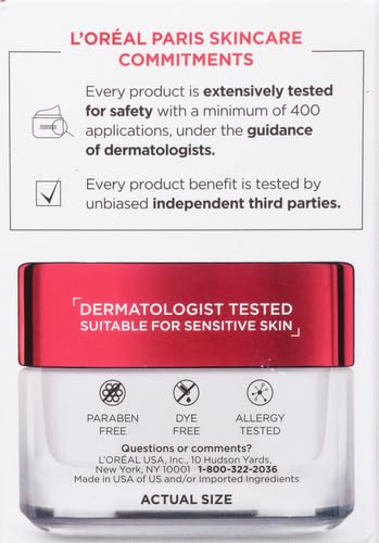 L’Oréal Paris Revitalift paraben-free and dye-free label signals a clean formula