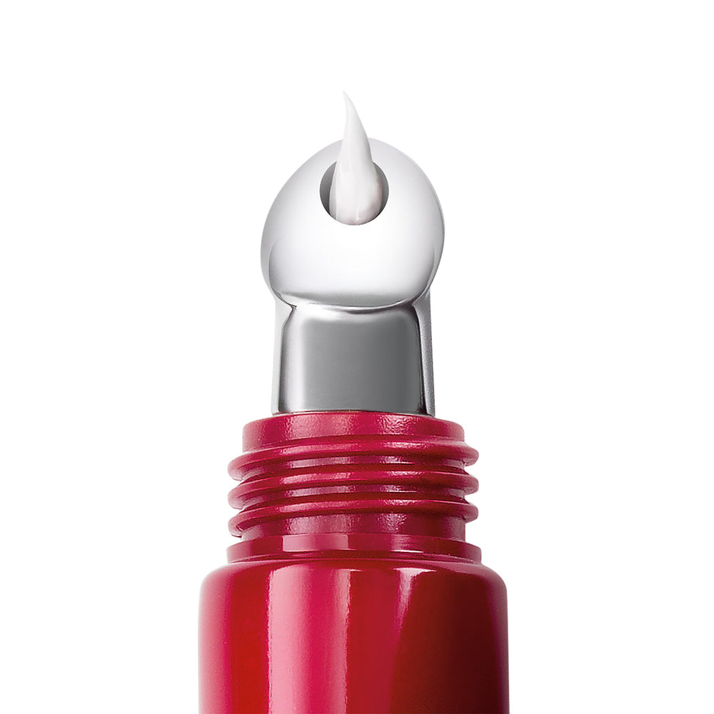 L'Oreal Paris Revitalift eye treatment packaging close-up with metal tip for precise application.