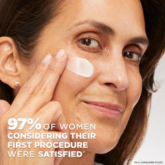 Close-up image highlights Pro-Retinol in Revitalift Triple Power for wrinkle visibility reduction.