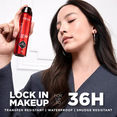 L’Oreal Paris setting spray delivers no white cast with natural-looking finish