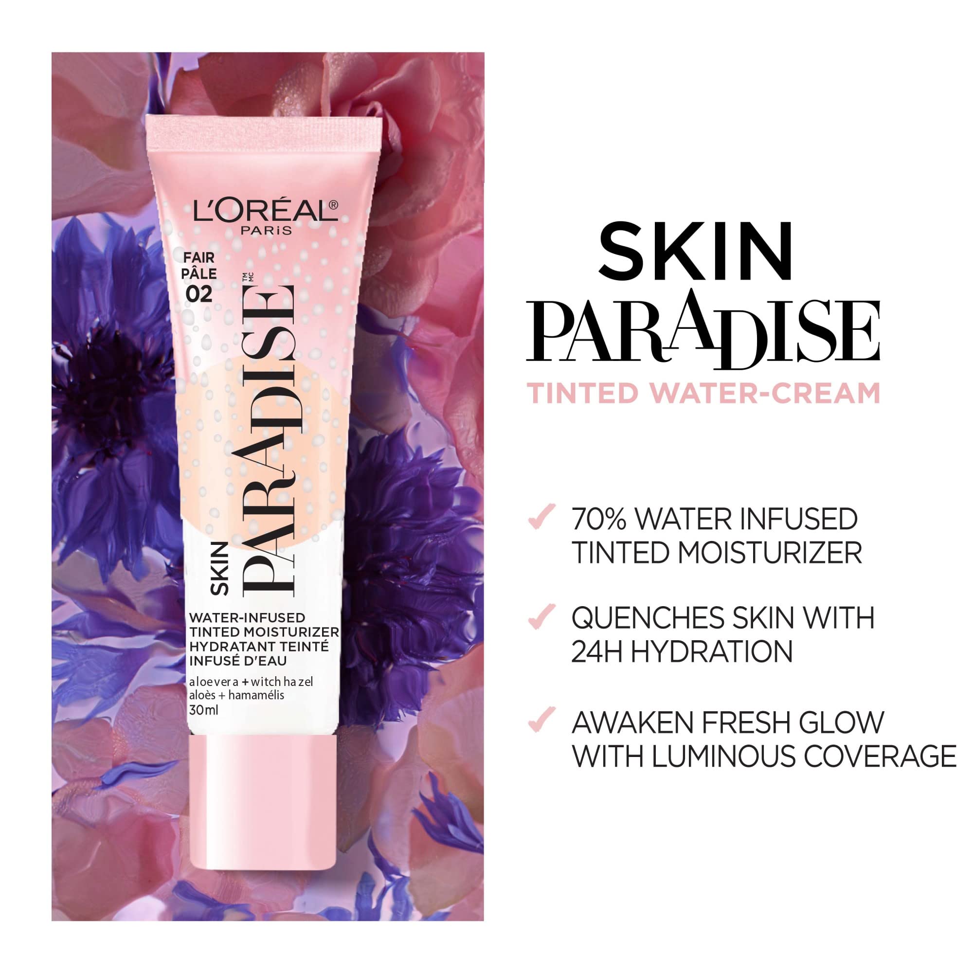L'Oreal Paris Skin Paradise Light 01 swatches on arm for natural shade match