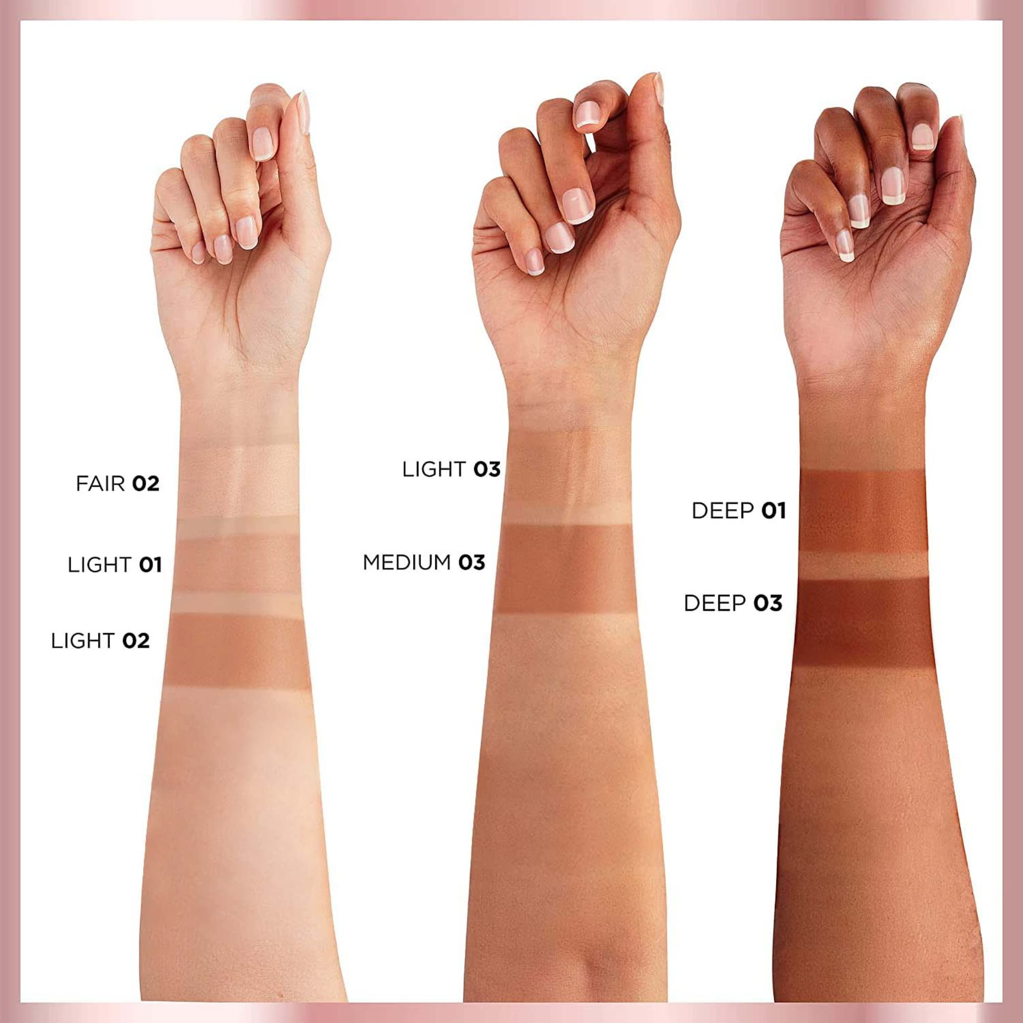 L'Oreal Paris Skin Paradise SPF 19 application demonstrates sheer coverage and sun protection