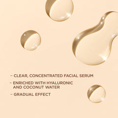 L'Oreal Paris Sublime Bronze facial drops moisturizer-mix shows creamy, non-sticky texture.
