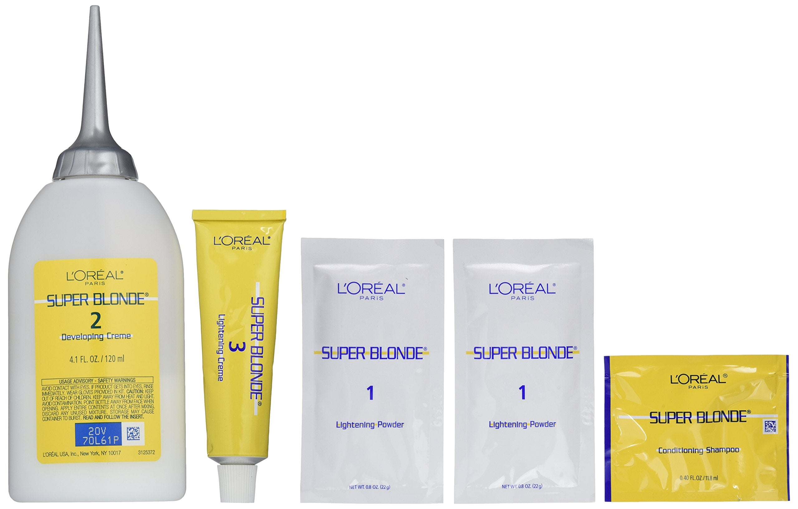 L'Oreal Paris Super Blonde Creme jar demonstrates non-drip texture for even application