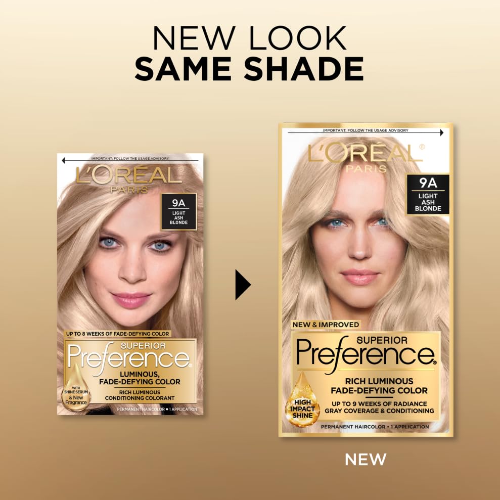L'Oreal Paris Superior Preference no-drip hair dye for cleaner, even results.