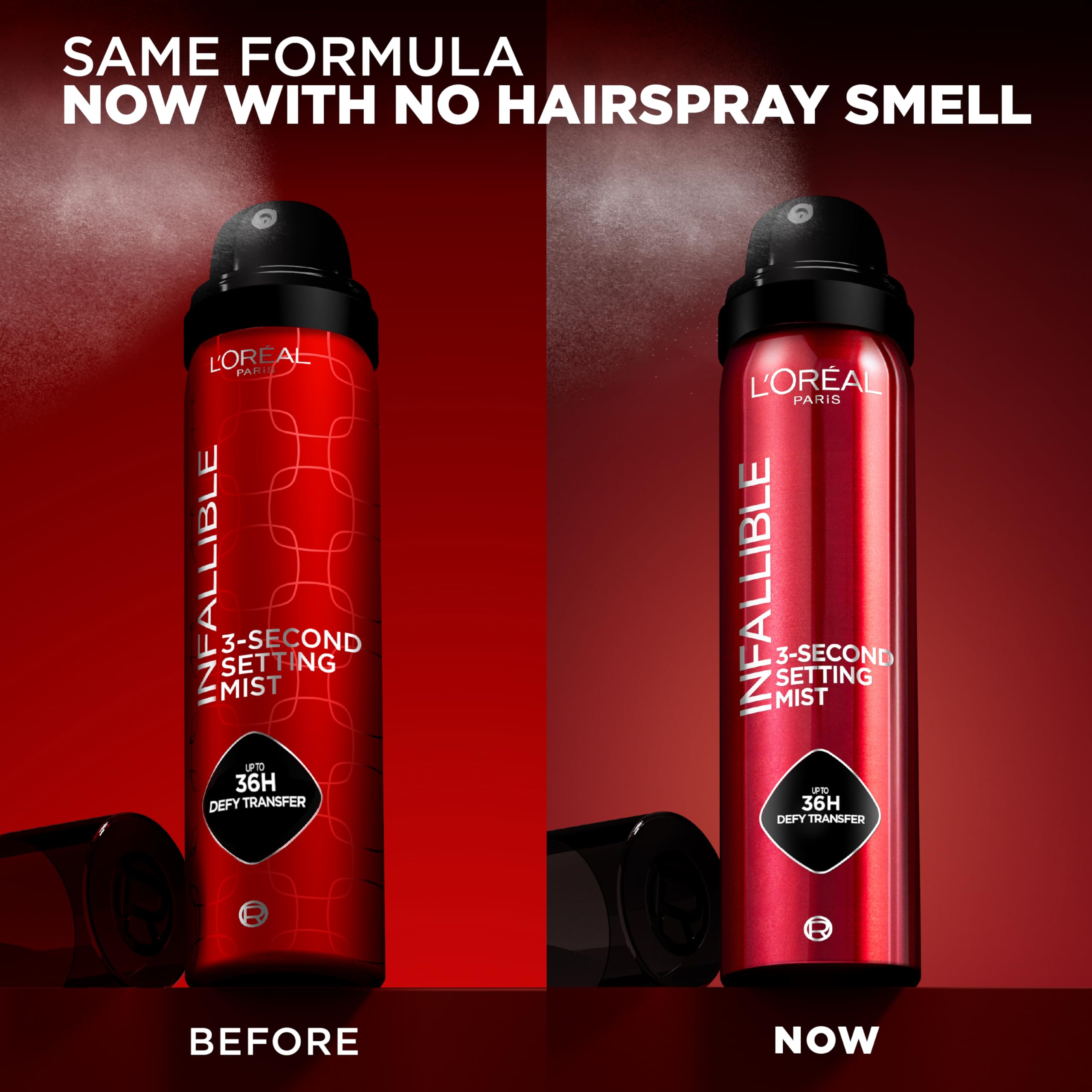 L'Oreal Paris sweat and smudge resistant makeup aid for active moments