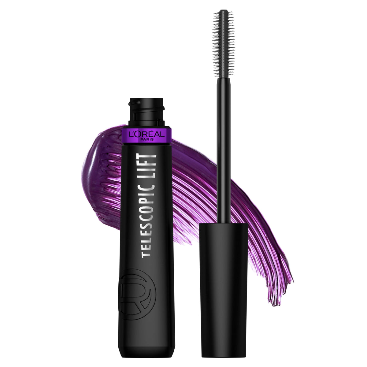 L’Oréal Paris Telescopic Lift brush close-up highlighting precision bristles for instant lift.