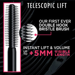 L’Oréal Paris Telescopic Lift mascara lengthening visual highlighting up to 5mm length