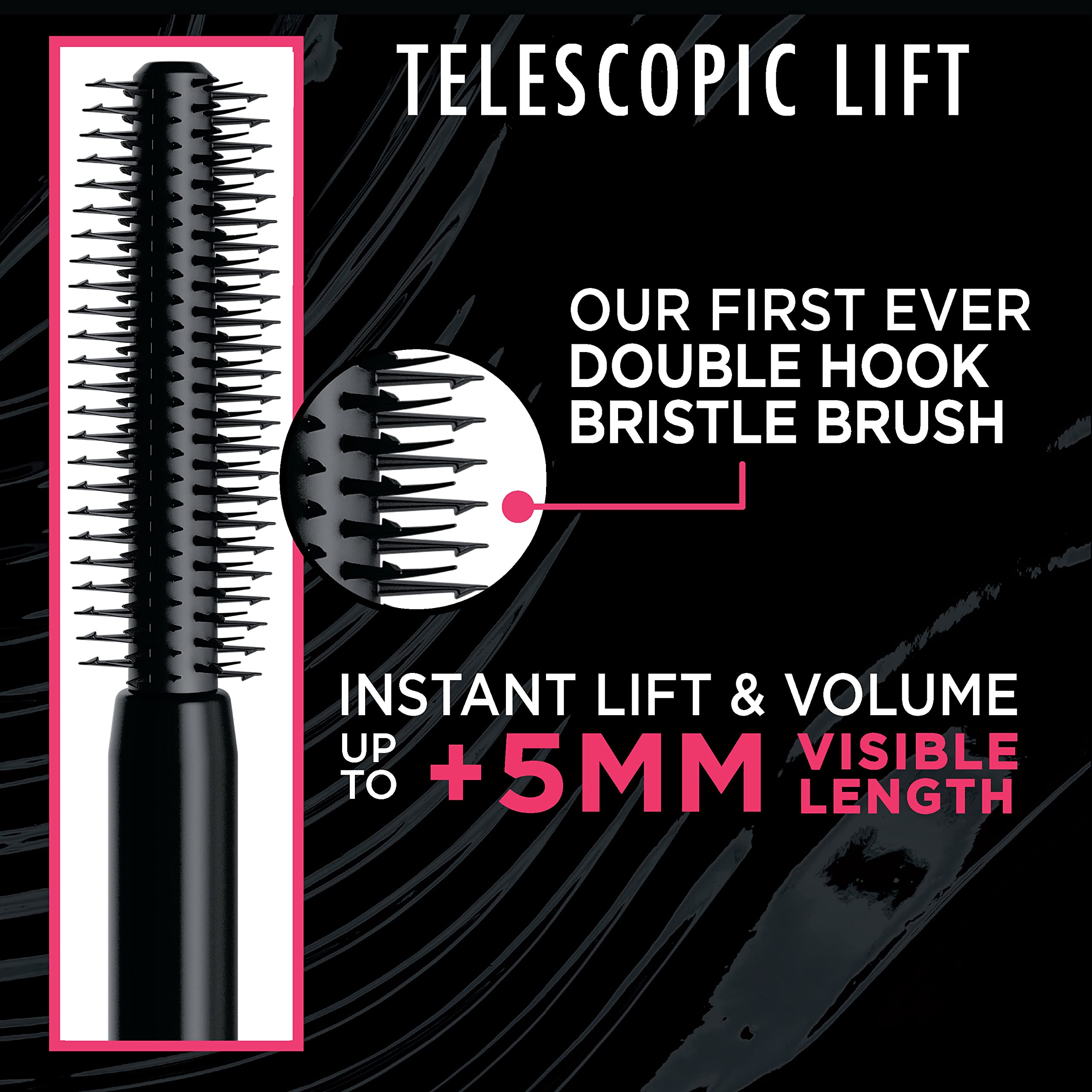 L'Oreal Paris Telescopic Lift Mascara step-one lift and load action on lashes for lengthening