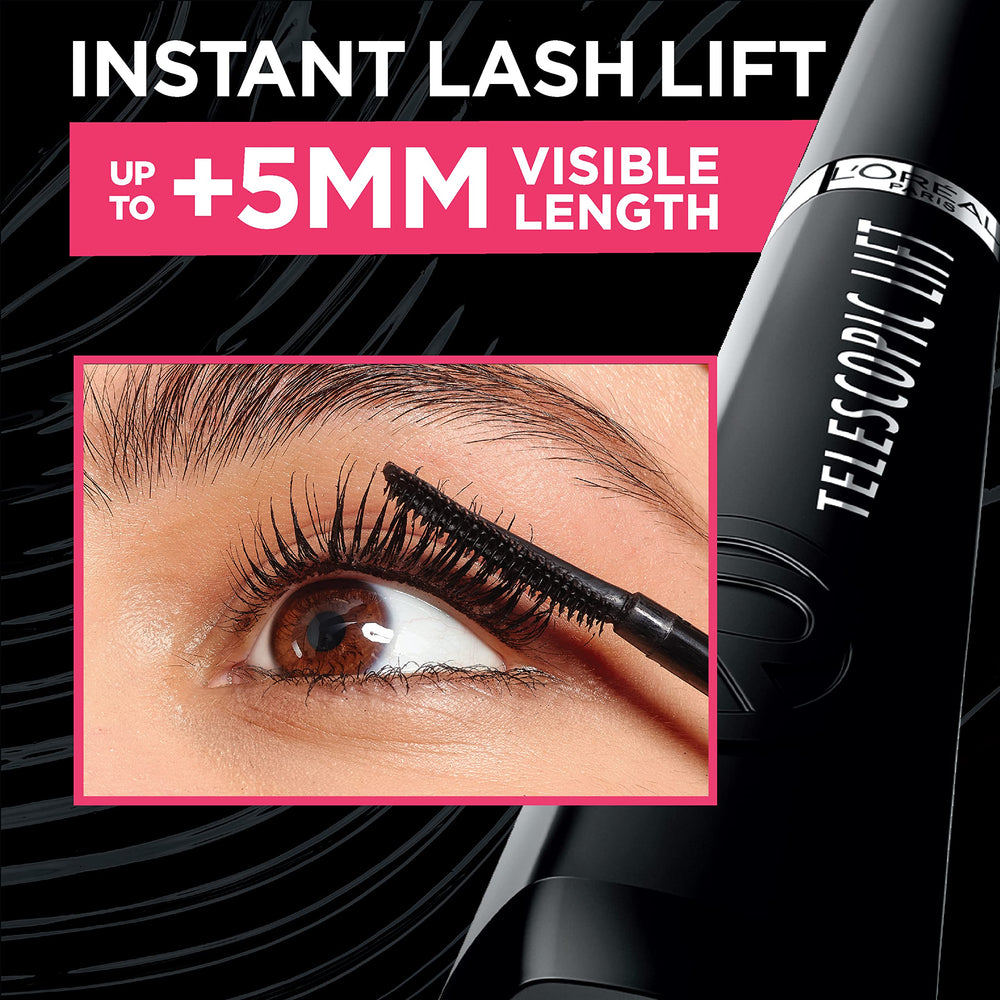 L’Oréal Paris Telescopic Lift mascara detail showing volume and definition