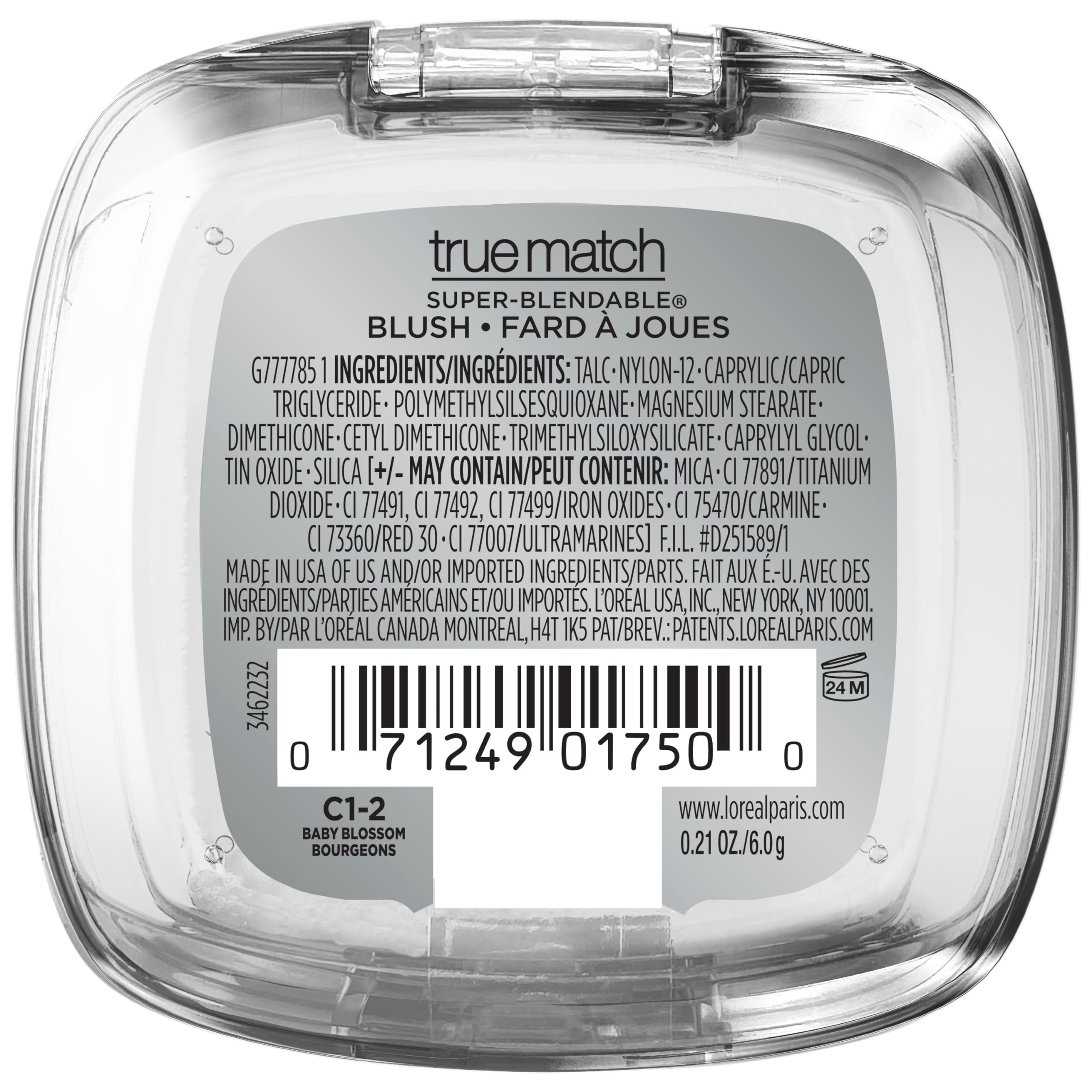 L'Oreal Paris True Match Blush coordinates with the True Match makeup line.
