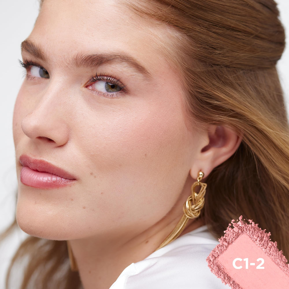 L'Oreal Paris True Match Blush interior mirror for quick checks.