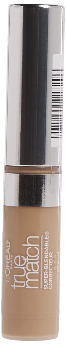 L'Oreal Paris True Match concealer application tapping demonstrates smoothing, blending, and brightening potential.