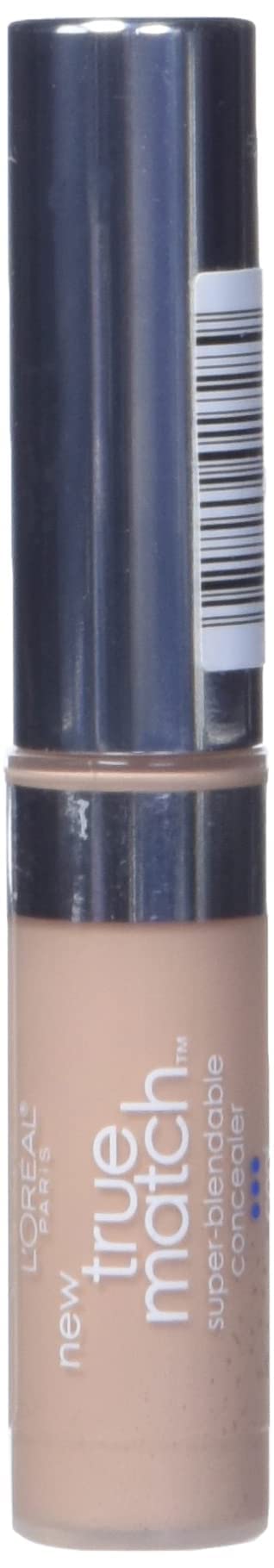 True Match Concealer applicator close-up showing precise blending for a natural finish.