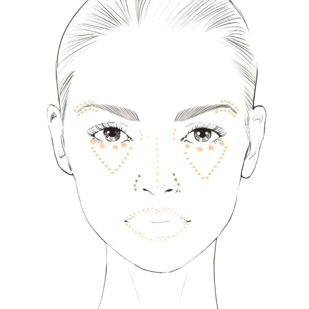 L'Oreal Paris True Match under-eye use image illustrates gentle coverage for smoother brightness.