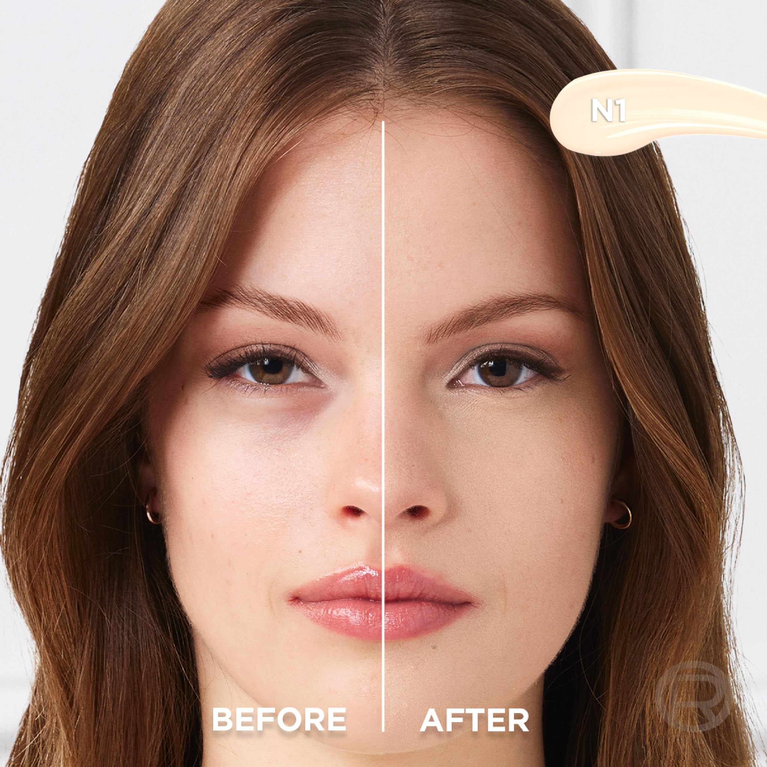 L'Oreal Paris True Match Radiant Serum Concealer applying to dark circles for instant brightening