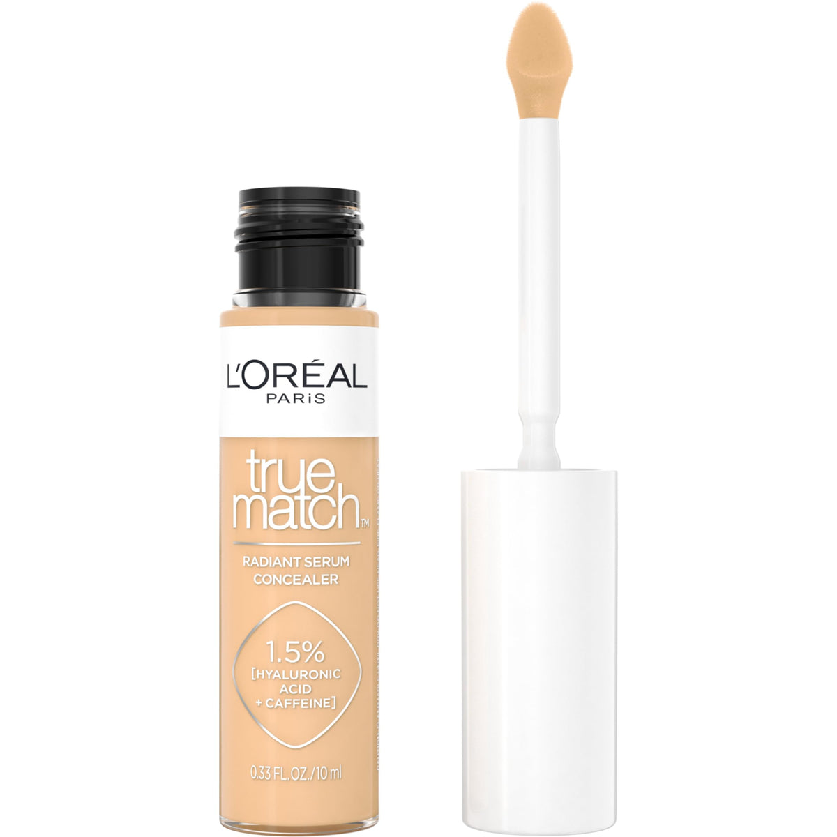 L'Oreal Paris True Match Radiant Serum Concealer packaging for quick on-the-go touch-ups.