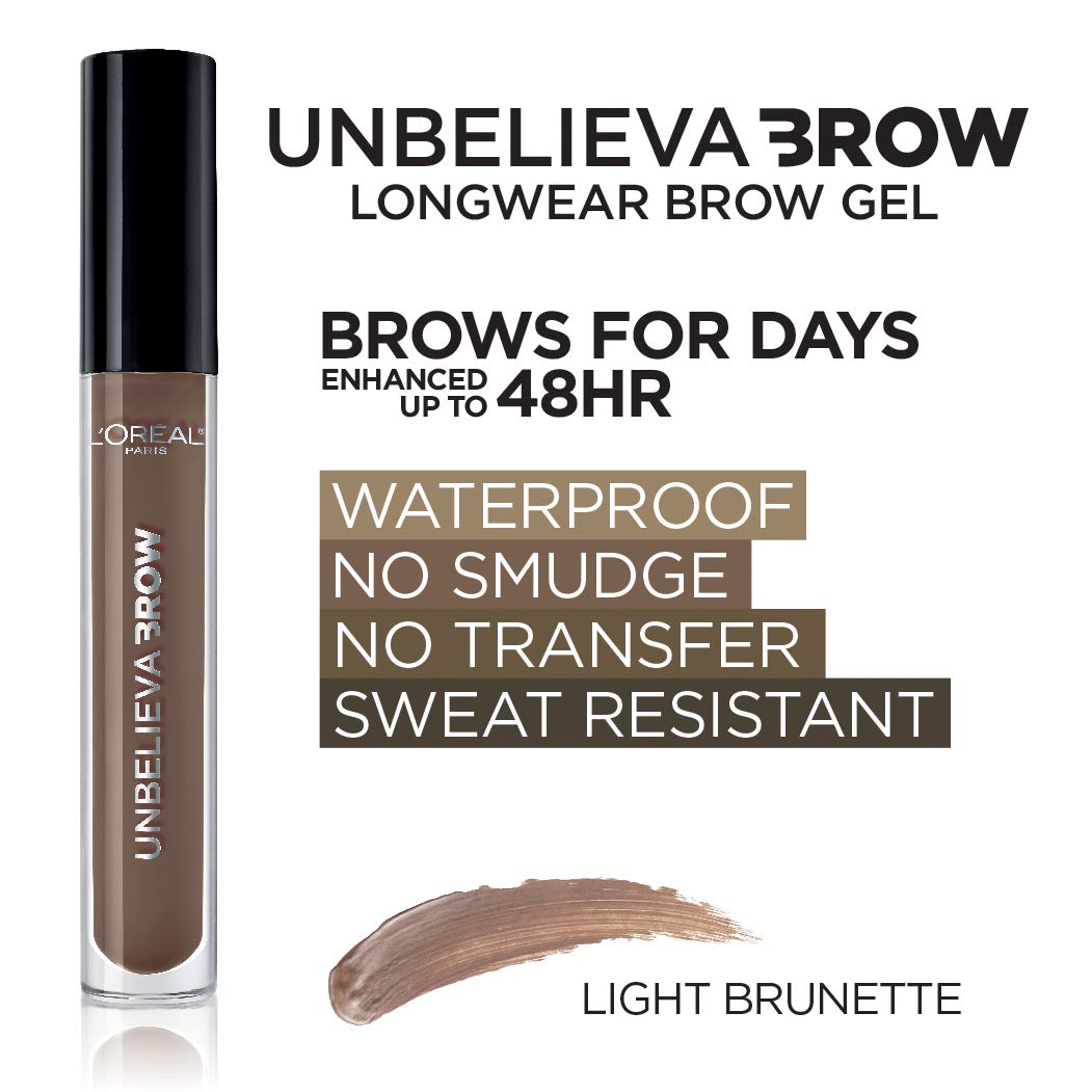L'Oreal Paris Unbelieva-Brow sweat-resistance test in active wear.