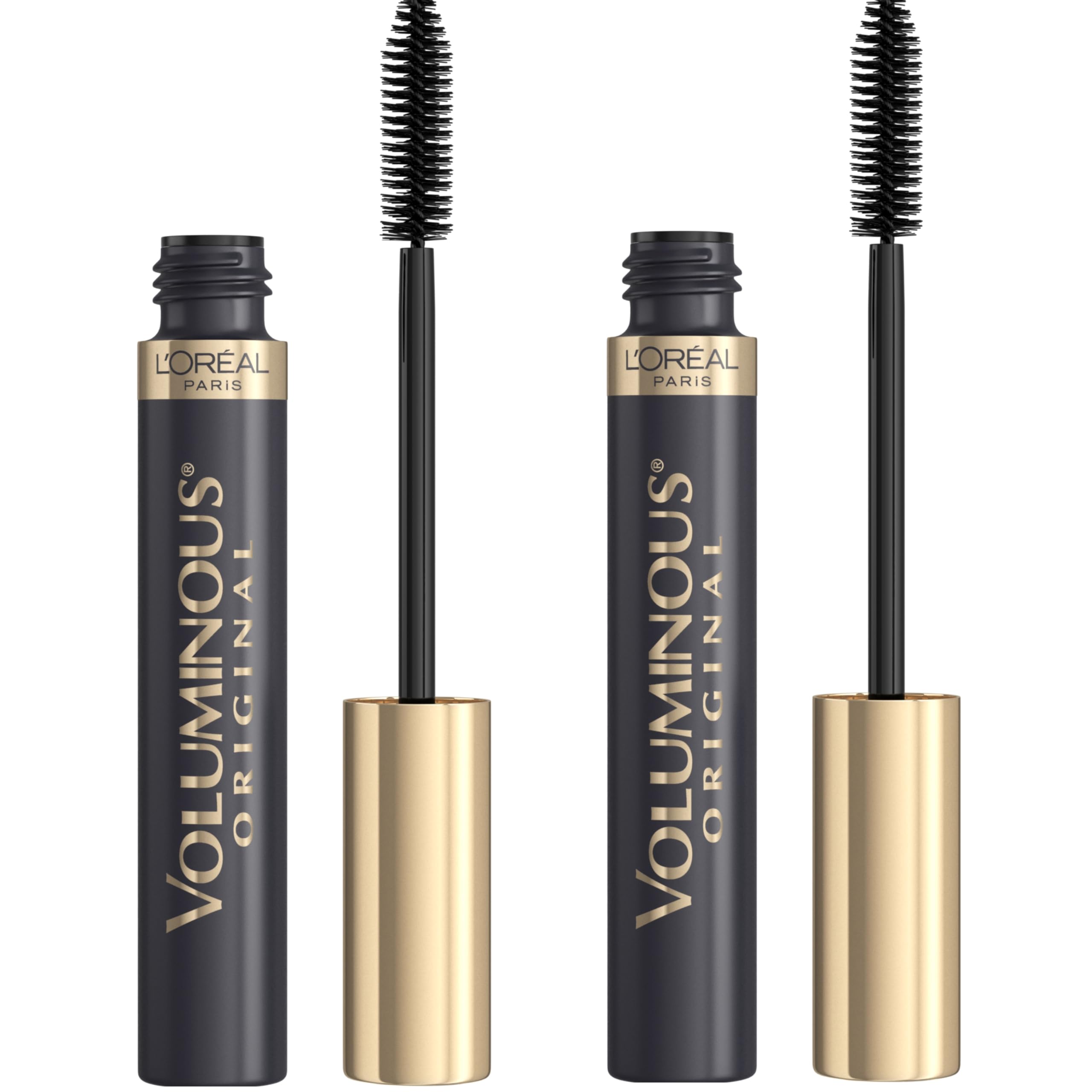 L'Oreal Paris Voluminous Original Mascara bottle shows buildable volume for bold lashes.