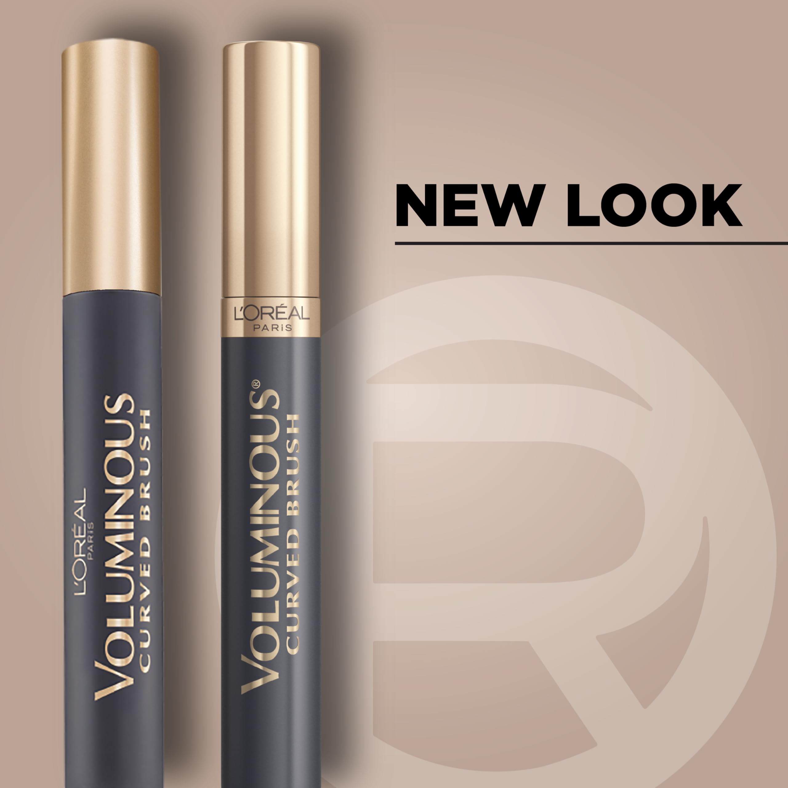L'Oreal Paris Voluminous Original Mascara curved brush lifts lashes for brighter eyes