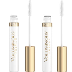 L'Oreal Paris Voluminous primer bottle prepping lashes for added lift
