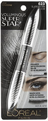 L’Oréal Paris Voluminous Superstar mascara close-up wand delivers length and smudge-proof volume