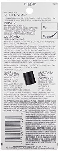 L’Oréal Paris Voluminous Superstar Mascara waterproof formula resists smudges through day-to-night wear.