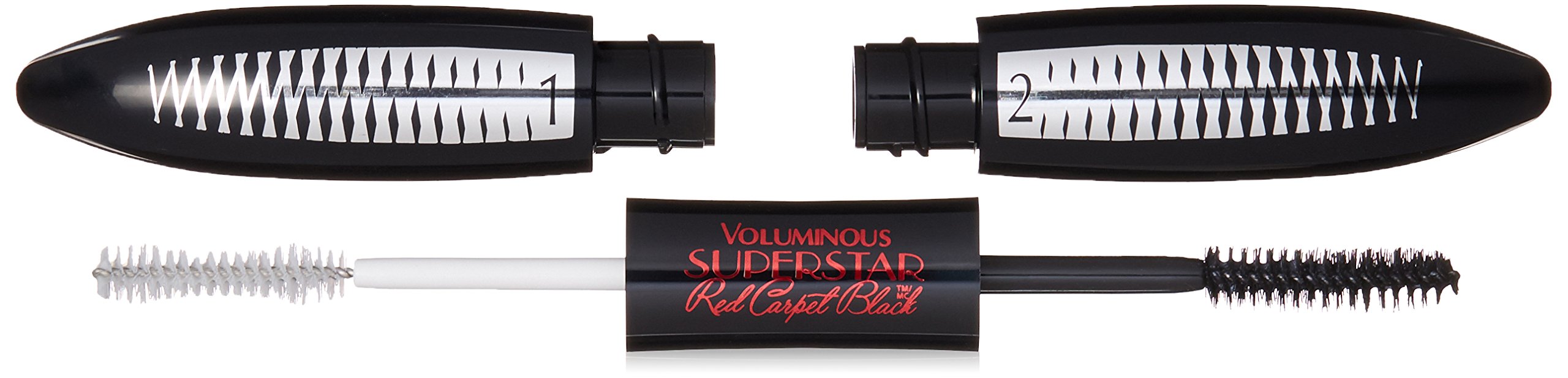 L’Oréal Paris Voluminous Superstar Red Carpet Extra bottle shows iridescent finish for camera-ready drama