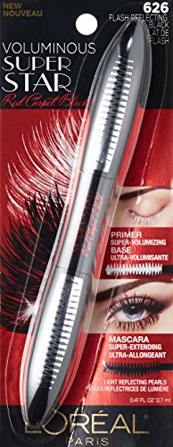 L’Oréal Paris Voluminous Superstar Red Carpet Extra primer brush close-up highlights dramatic volume prep