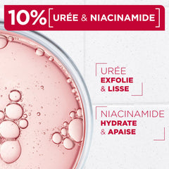 Ingredient focus on urea and niacinamide for sensitive skin with Mixa cream.
